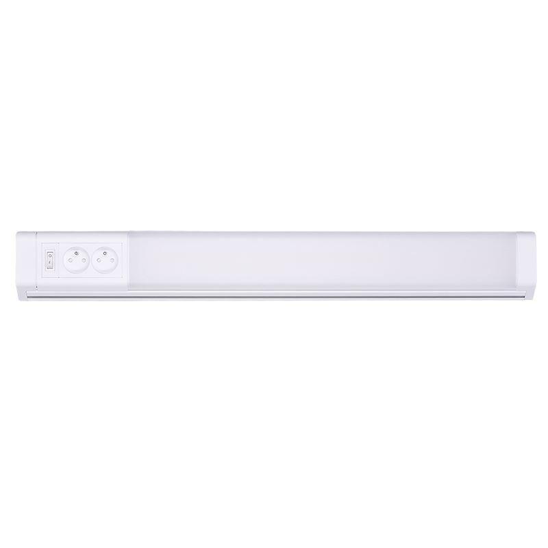 Unsatisfactory flexible telegram LED lineární osvětlení pod kuchyňskou linku rohové, 2x zásuvka, vypínač,  háčky, 230V / 10 W, 51 cm - svetla-elektro.cz